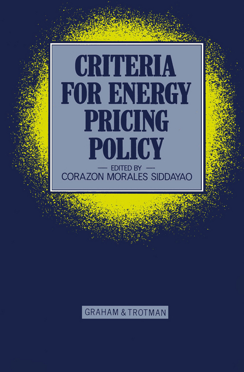 Criteria for Energy Pricing Policy - 