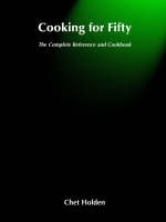 Cooking for Fifty