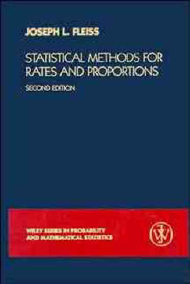 Statistical Methods for Rates and Proportions - Joseph L. Fleiss
