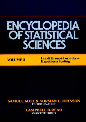 Encyclopaedia of Statistical Sciences - 