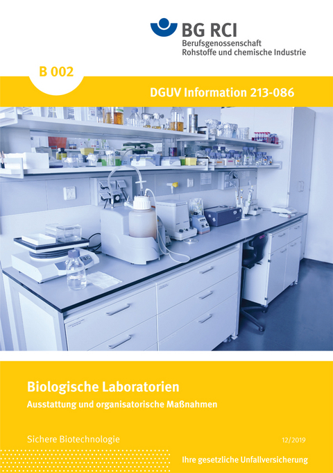 Merkblatt B 002 - Laboratorien (BGI 629)