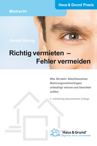 Richtig vermieten - Fehler vermeiden
