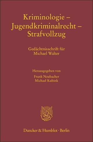 Kriminologie – Jugendkriminalrecht – Strafvollzug.