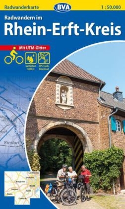 Radwanderkarte BVA Radwandern im Rhein-Erft-Kreis 1:50.000, rei&szlig;- und wetterfest, GPS-Tracks Download