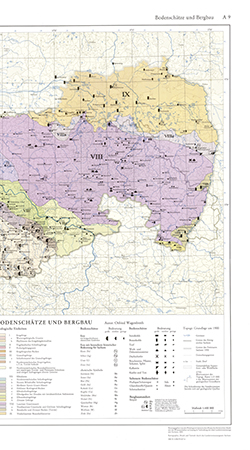 Bodenschätze und Bergbau 1:400 000 mit Beiheft (A 9)