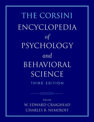 The Corsini Encyclopedia of Psychology and Behavioral Science - Raymond J. Corsini,  Craighead