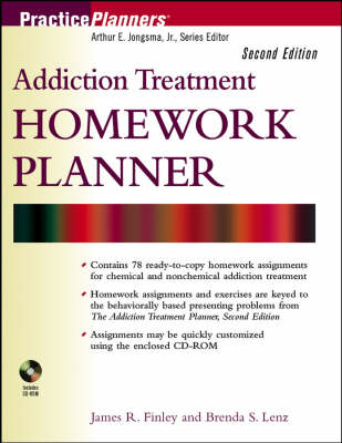 Addiction Treatment Homework Planner - James R. Finley, Brenda S. Lenz