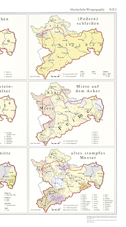 Mundartliche Wortgeographie mit Beiheft (G II 3)