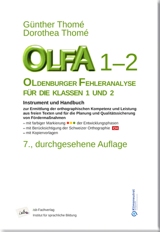 OLFA 1-2: Oldenburger Fehleranalyse für die Klassen 1 und 2.
