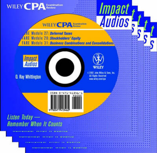 Wiley CPA Examination Review Impact Audios, Accounting and Reporting Set