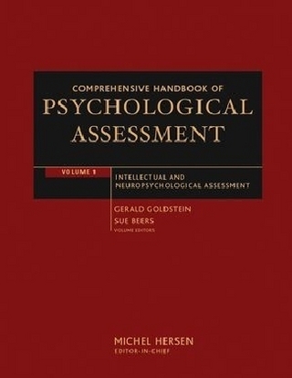 Comprehensive Handbook of Psychological Assessment, Volume 1