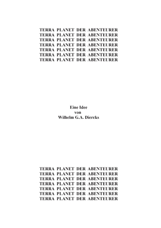 Terra, Planet der Abenteurer