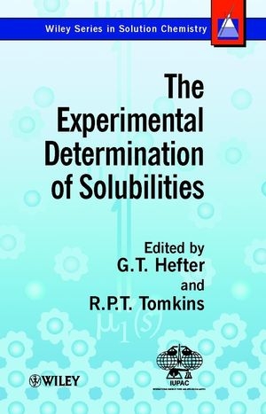 The Experimental Determination of Solubilities - 