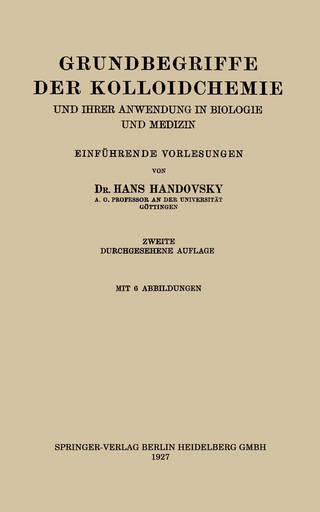 Grundbegriffe der Kolloidchemie