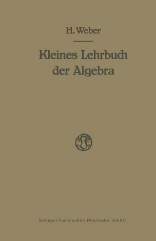 Lehrbuch der Algebra