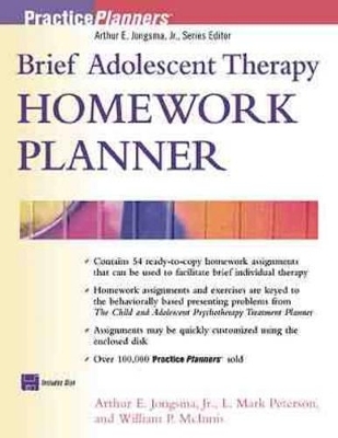 Brief Adolescent Therapy Homework Planner
