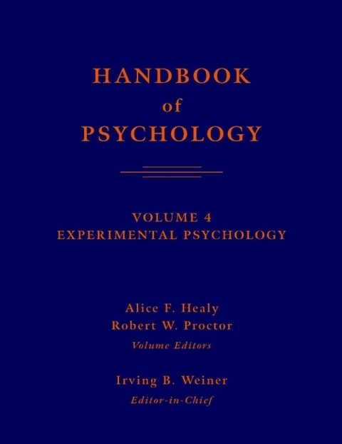 Handbook of Psychology - 