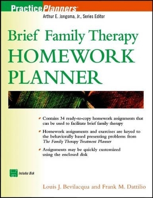 Brief Family Therapy Homework Planner