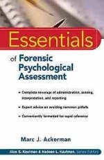 Essentials of Forensic Psychological Assessment - Marc J. Ackerman