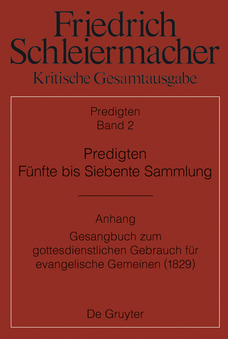 Predigten. Fünfte bis Siebente Sammlung (1826-1833)
