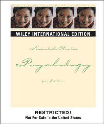 Psychology - Drew Westen, Robin M. Kowalski, Sandra P. Frankmann