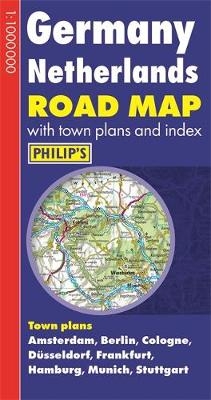 Philip's Germany and Netherlands Road Map -  Philip's Maps
