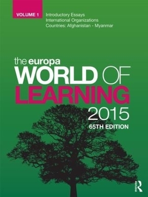 The Europa World of Learning 2015 -  Europa Publications