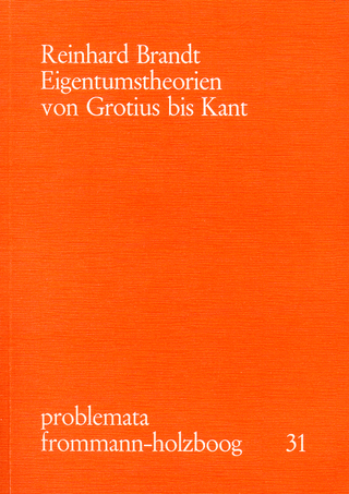 Eigentumstheorien von Grotius bis Kant