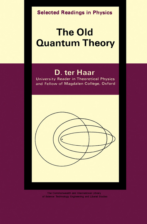 Old Quantum Theory -  D. ter Haar