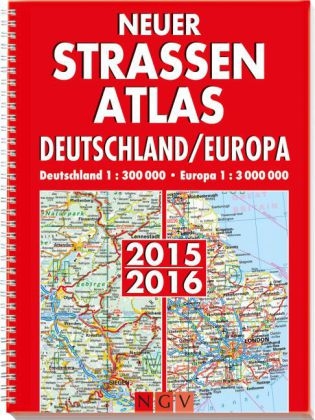 Neuer Stra&szlig;enatlas Deutschland/Europa 2015/2016