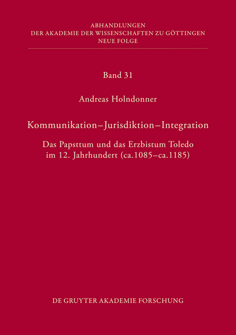 Kommunikation - Jurisdiktion - Integration - Andreas Holndonner