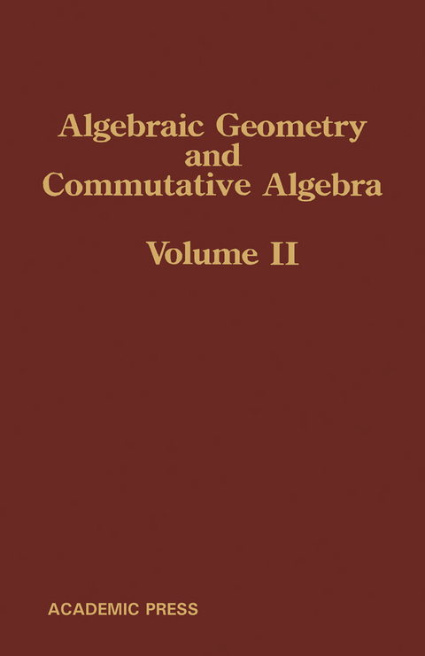 Algebraic Geometry and Commutative Algebra - 