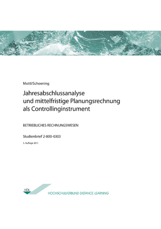 Jahresabschlussanalyse und mittelfristige Planungsrechnung als Controllinginstrument