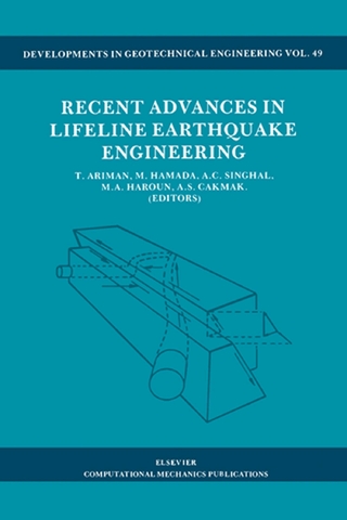 Recent Advances in Lifeline Earthquake Engineering