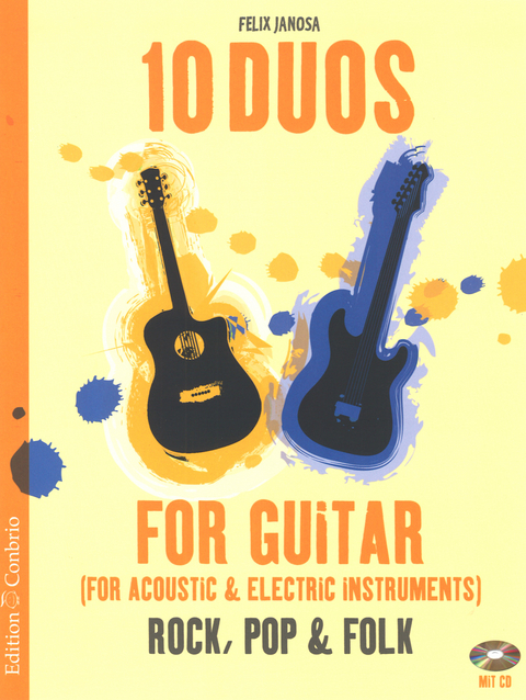 10 Duos for Acoustic & Electric Guitar - Felix Janosa