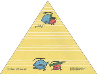 Haftnotizblock Musik-Dreieck