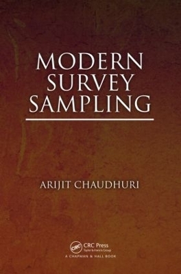 Modern Survey Sampling - Arijit Chaudhuri