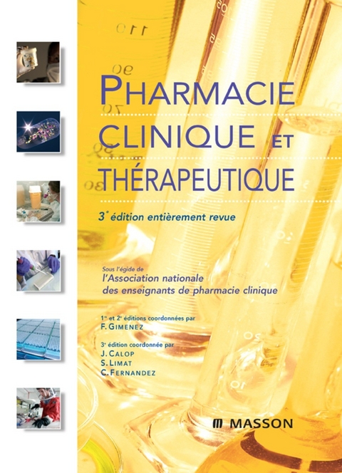 Pharmacie clinique et therapeutique -  Association Nationale Des Enseignants de Pharmacie Clinique,  Francois Gimenez