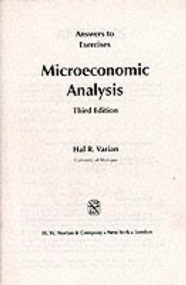 MICRO ANALYSIS 3E-ANSWERS PA - Hal R. Varian