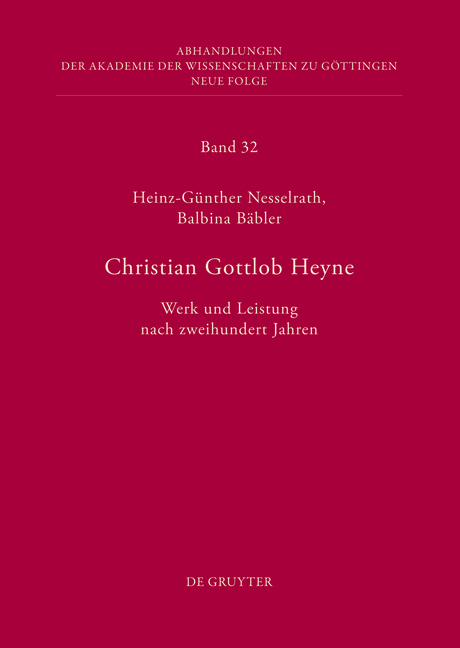 Christian Gottlob Heyne - 