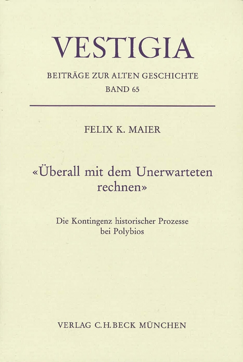 Vestigia / &Uuml;berall mit dem Unerwarteten rechnen - Felix K. Maier