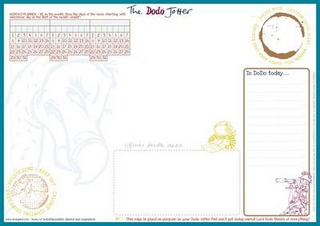 The Dodo Jotter Pad - B5 Desk Sized Jotter-Scribble-Doodle-to-do-List-Tear-off-Notepad