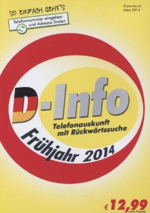 D-Info vor und zur&uuml;ck Fr&uuml;hjahr 2014, 1 CD-ROM