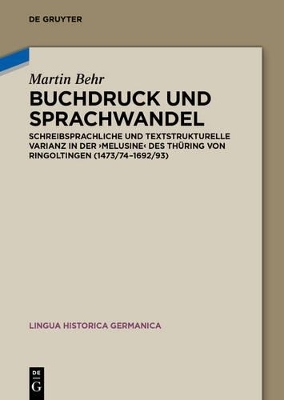 Buchdruck und Sprachwandel - Martin Behr