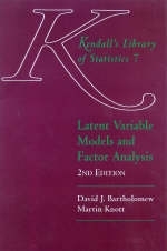 Latent Variable Models and Factor Analysis - David J. Bartholomew