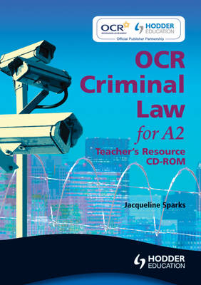 OCR Criminal Law for A2 - Jacqueline Sparks, Jacqueline Martin