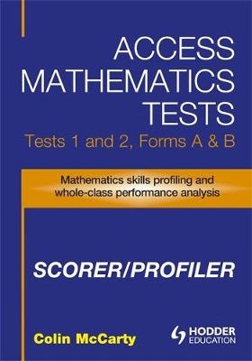 Access Mathematics Tests (AMT) 1 & 2 Scorer/Profiler CD-ROM - Colin McCarty