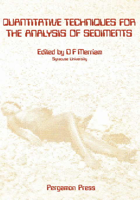 Quantitative Techniques for the Analysis of Sediments - 