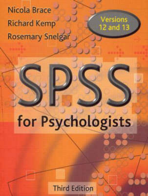 SPSS for Psychologists, Third Edition