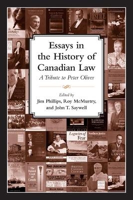 XEssays in the History of Canadian Law, Volume X